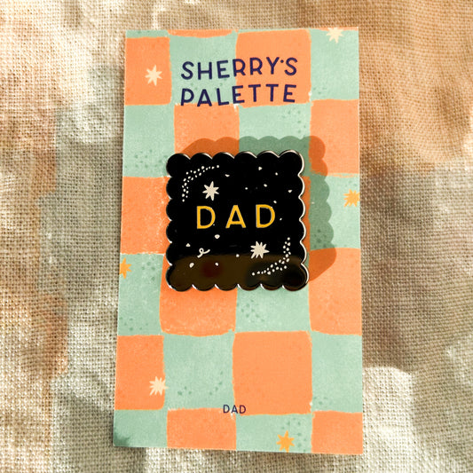 Dad Enamel Pin