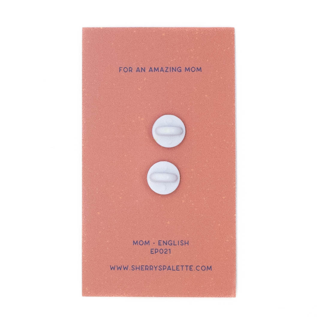 Mom - English Enamel Pin