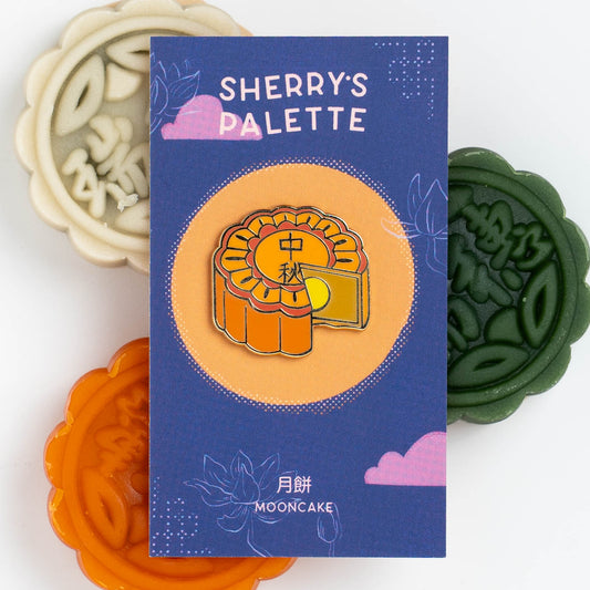 Mooncake Enamel Pin