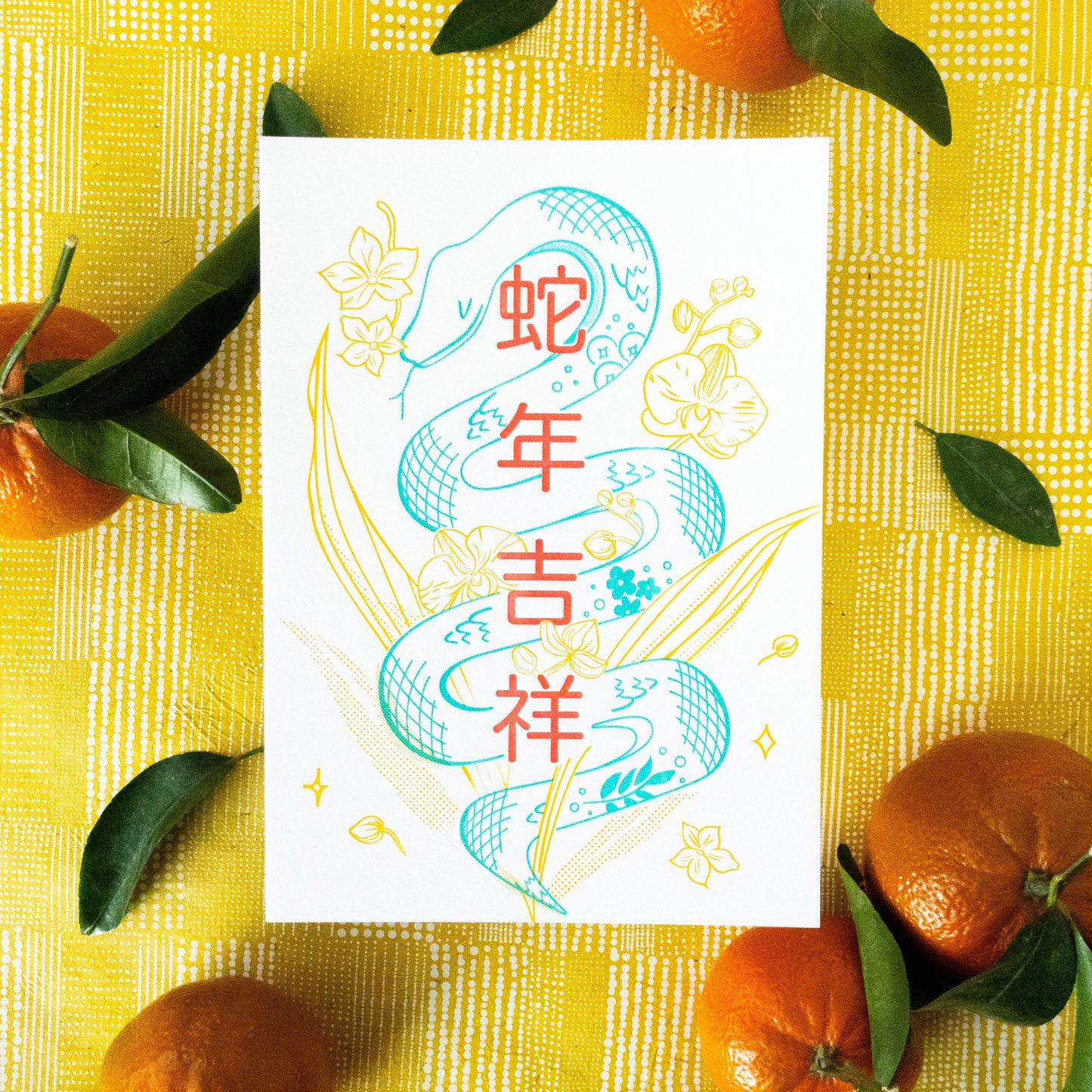 CNY Year of the Snake 5" x 7" Print